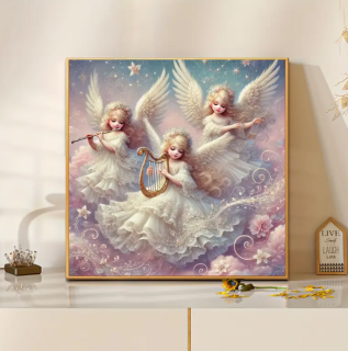 Preview: Diamond Painting Drei Engel